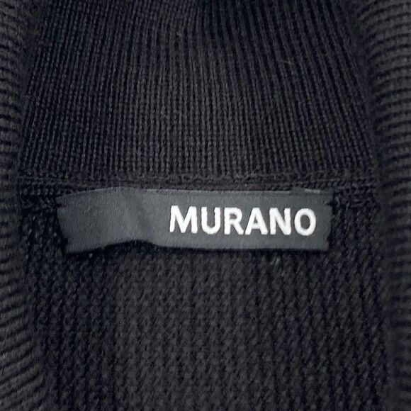 Murano Merino Wool Blend Cable Knit Shawl Collar Men’s Sweater Size L - Picture 4 of 6